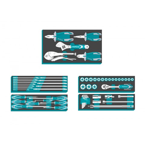 Caixa de ferramentas 59 peças TOTAL