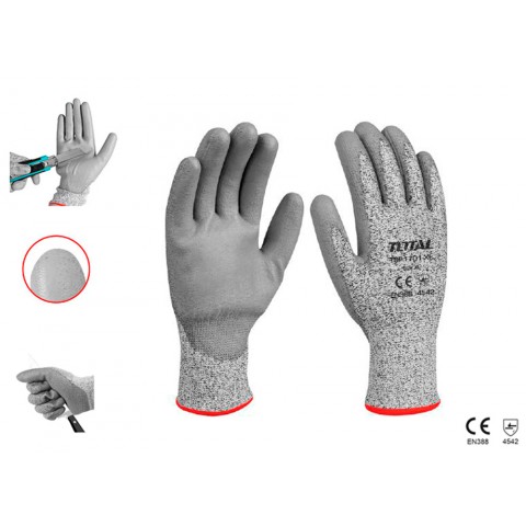 Luvas de alta resistência anti-estático TOTAL - Tamanho xl (saco 1 par)