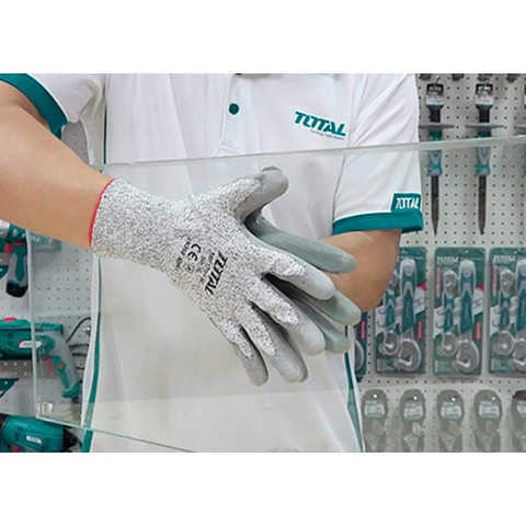 Luvas de alta resistência anti-estático TOTAL - Tamanho xl (saco 1 par)