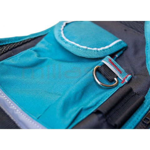 Colete porta-ferramentas 11 bolsos e suporte martelo-ajustável-TOTAL