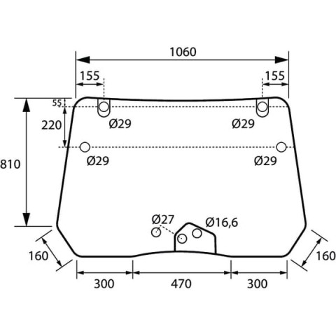 Janela dianteira superior